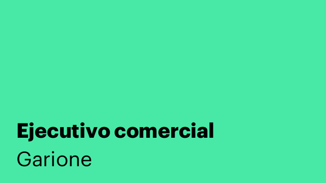 Ejecutivo comercial