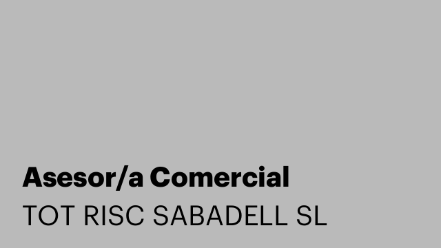 Asesor/a Comercial