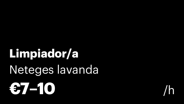 Limpiador/a