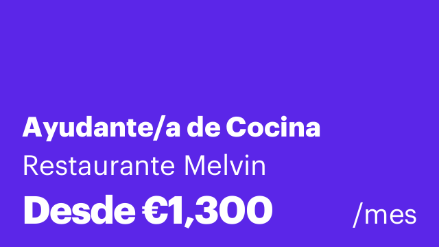 Ayudante/a de Cocina