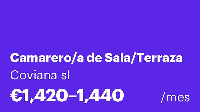 Camarero/a de Sala/Terraza