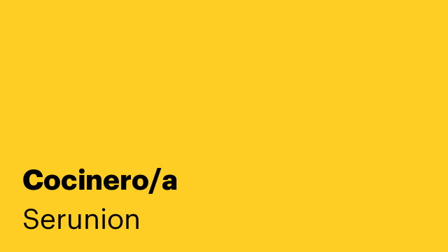 Cocinero/a