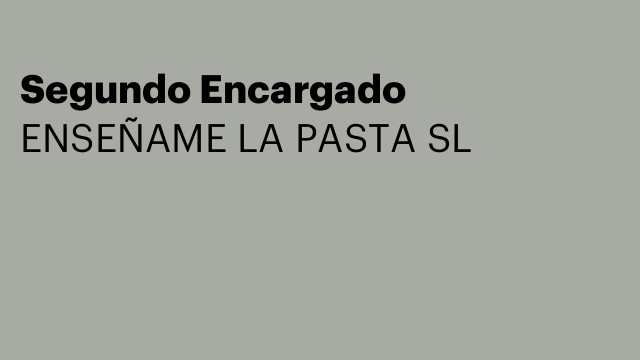 Segundo Encargado