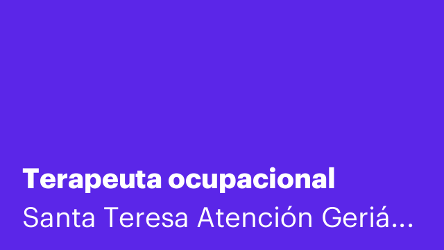 Terapeuta ocupacional