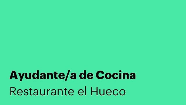 Ayudante/a de Cocina