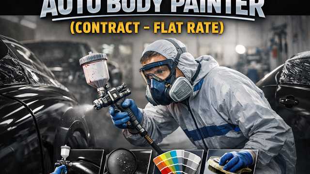 Auto Body Painter (Contract – Flat Rate)