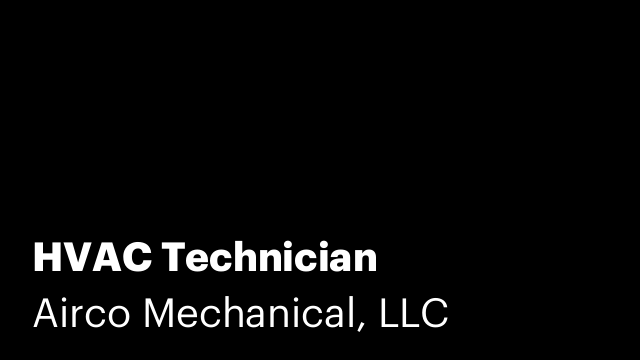 HVAC Technician