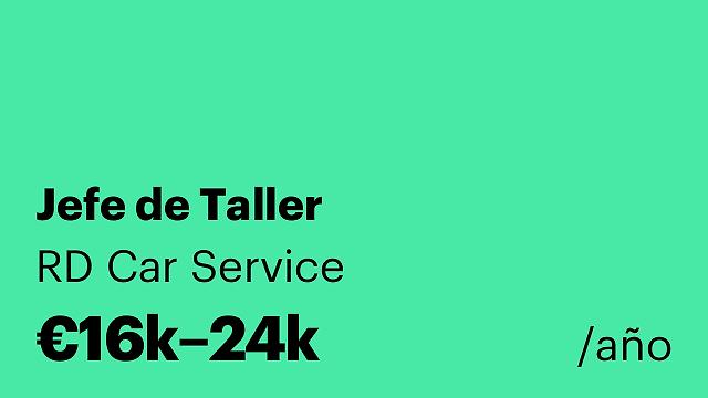 Jefe de Taller