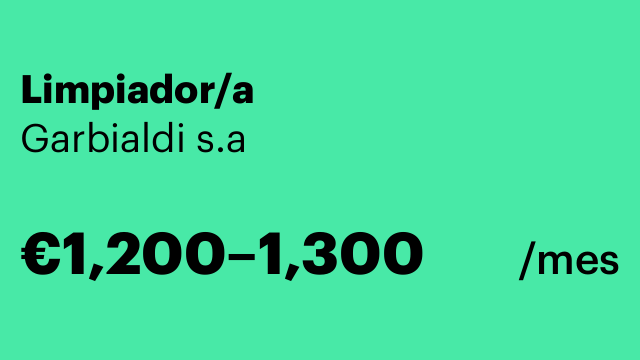 Limpiador/a