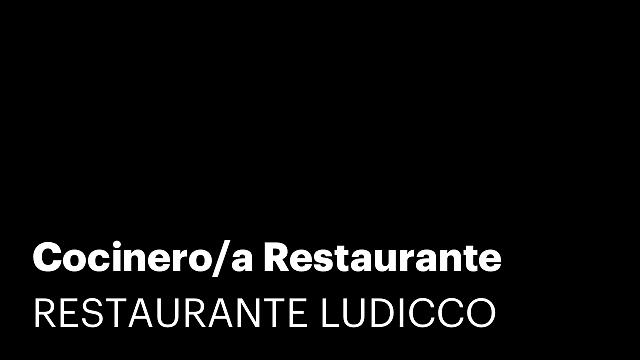 Cocinero/a Restaurante