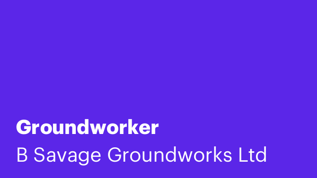 Groundworker