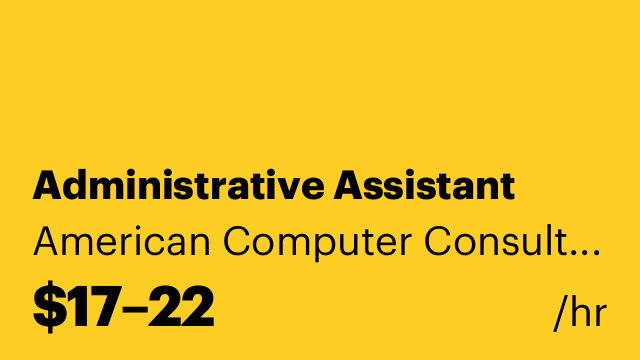 Administrative Assistant