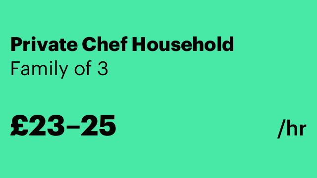 Private Chef Household