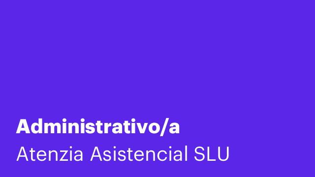 Administrativo/a