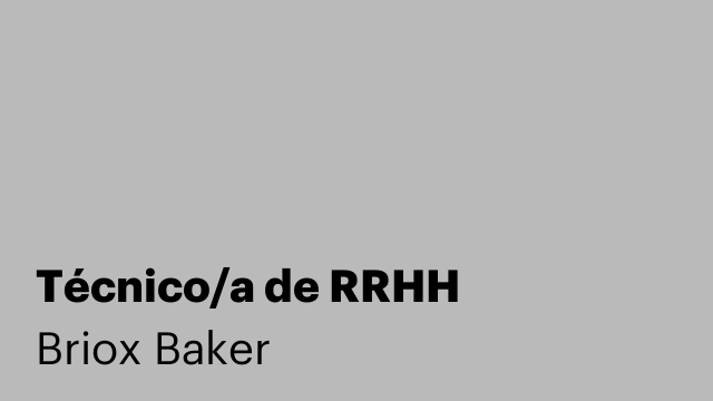 Técnico/a de RRHH