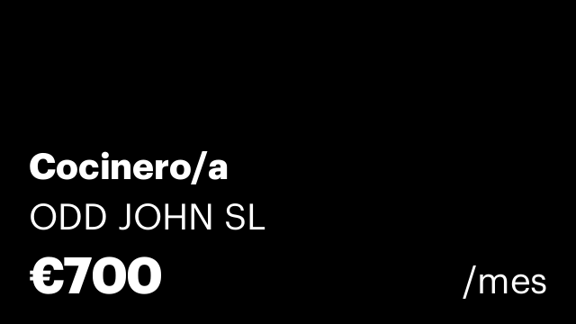 Cocinero/a