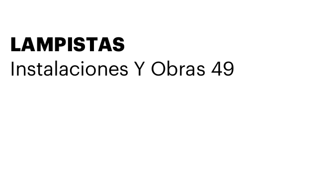 LAMPISTAS