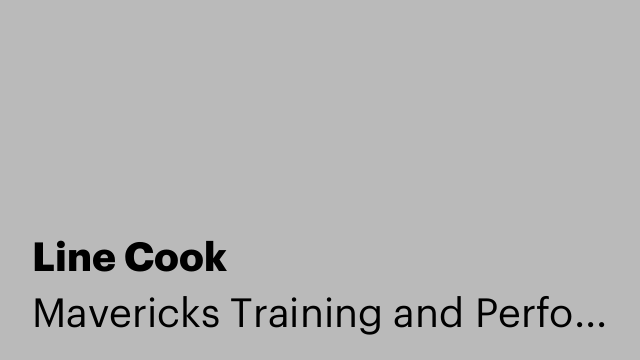 Line Cook
