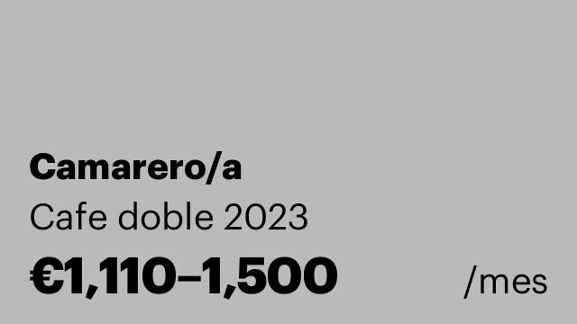 Camarero/a