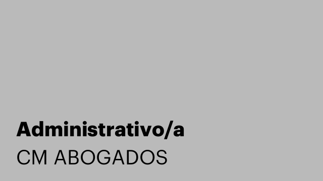 Administrativo/a