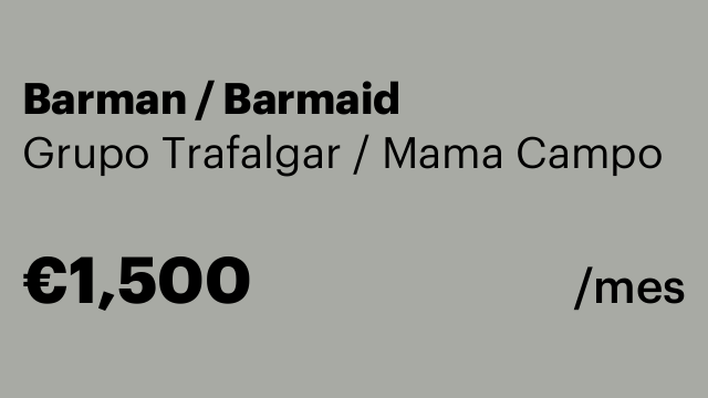 Barman / Barmaid