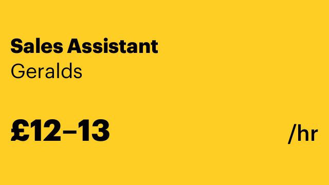 Sales Assistant