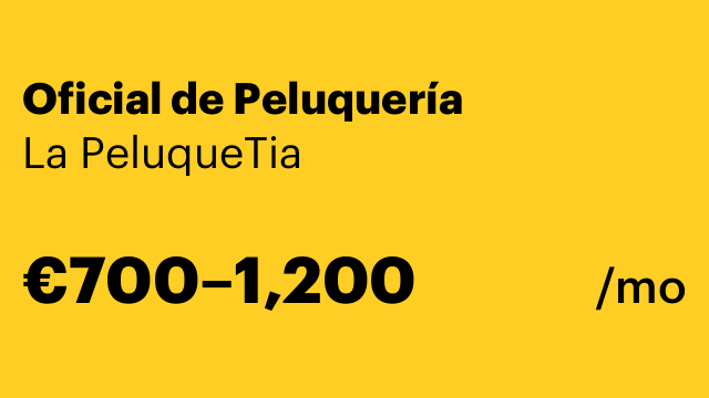 Oficial de Peluquería