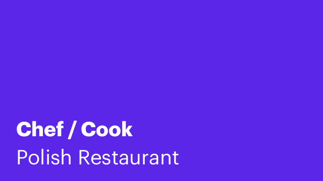 Chef / Cook