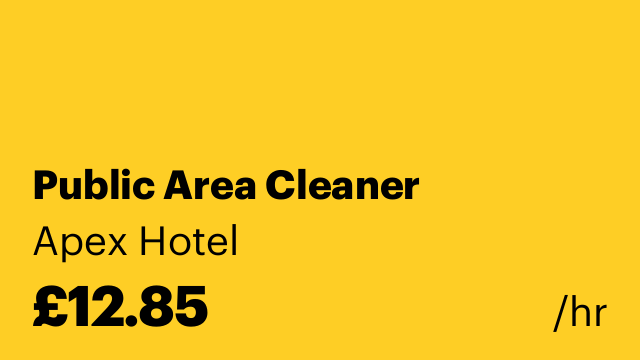 Public Area Cleaner