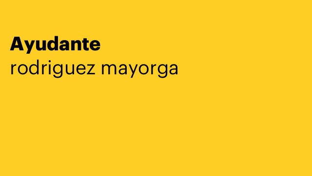 Ayudante