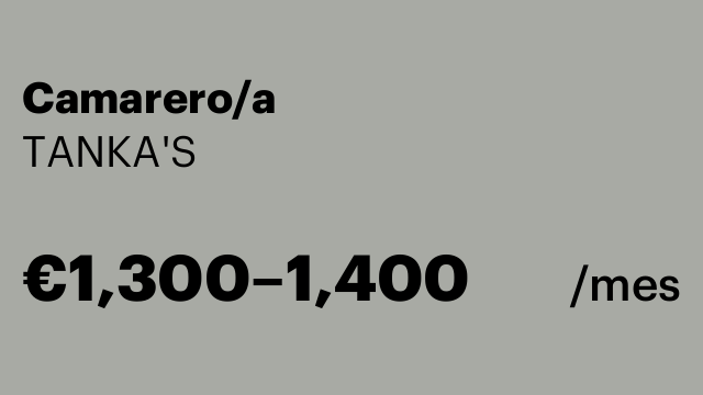 Camarero/a
