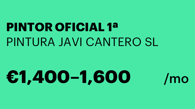 PINTOR OFICIAL 1ª