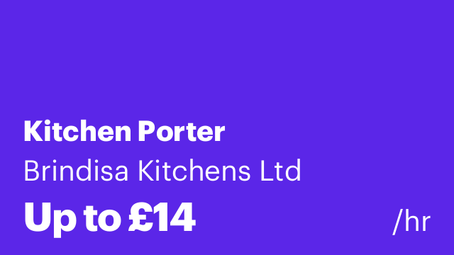 Kitchen Porter