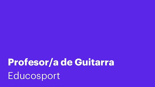 Profesor/a de Guitarra
