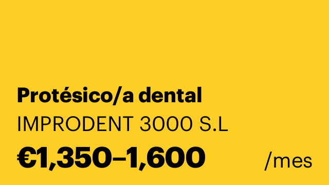 Protésico/a dental