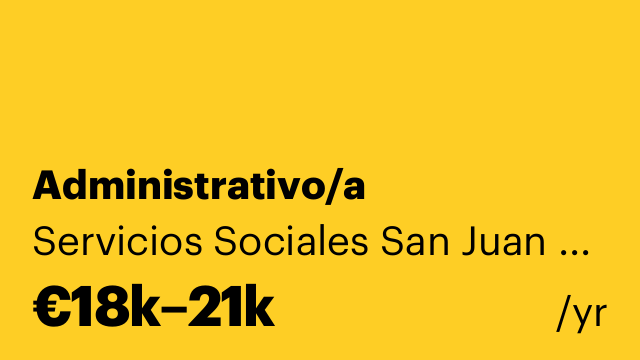 Administrativo/a