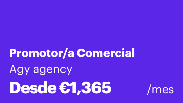 Promotor/a Comercial