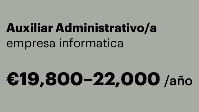 Auxiliar Administrativo/a