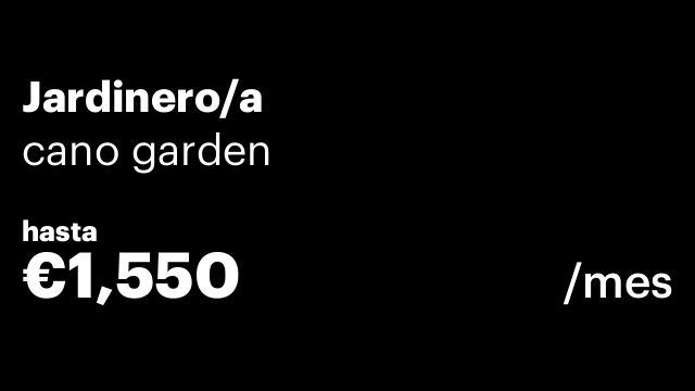 Jardinero/a