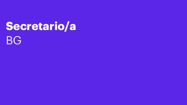 Secretario/a