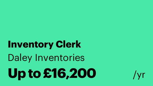 Inventory Clerk