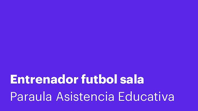 Entrenador futbol sala