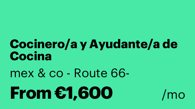 Cocinero/a y Ayudante/a de Cocina