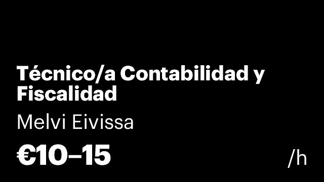 Técnico/a Contabilidad y Fiscalidad