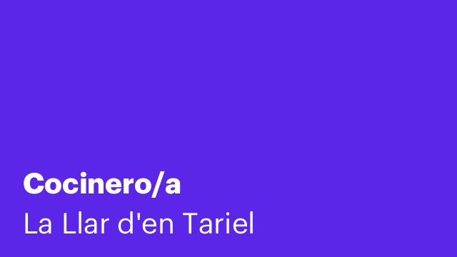Cocinero/a