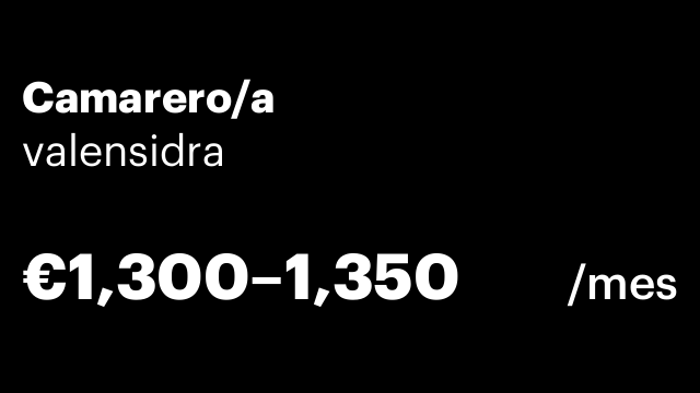 Camarero/a
