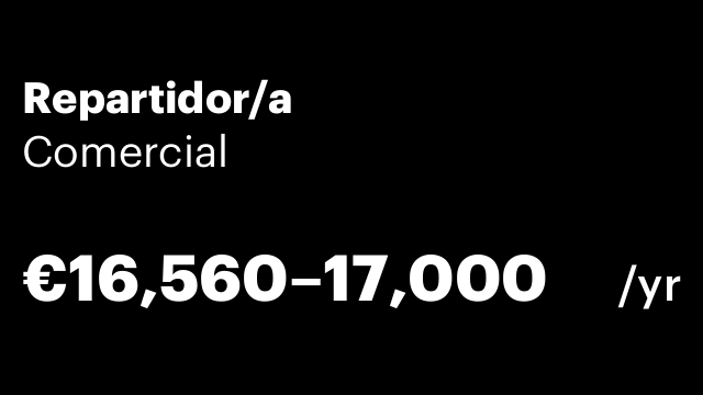 Repartidor/a