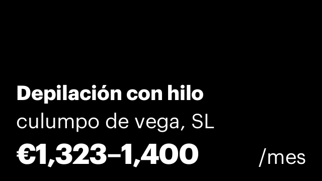 Depilación con hilo