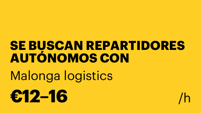 SE BUSCAN REPARTIDORES AUTÓNOMOS CON FURGONETA – RUTAS FIJAS (BARCELONA)