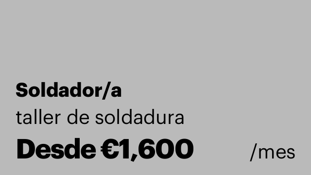 Soldador/a